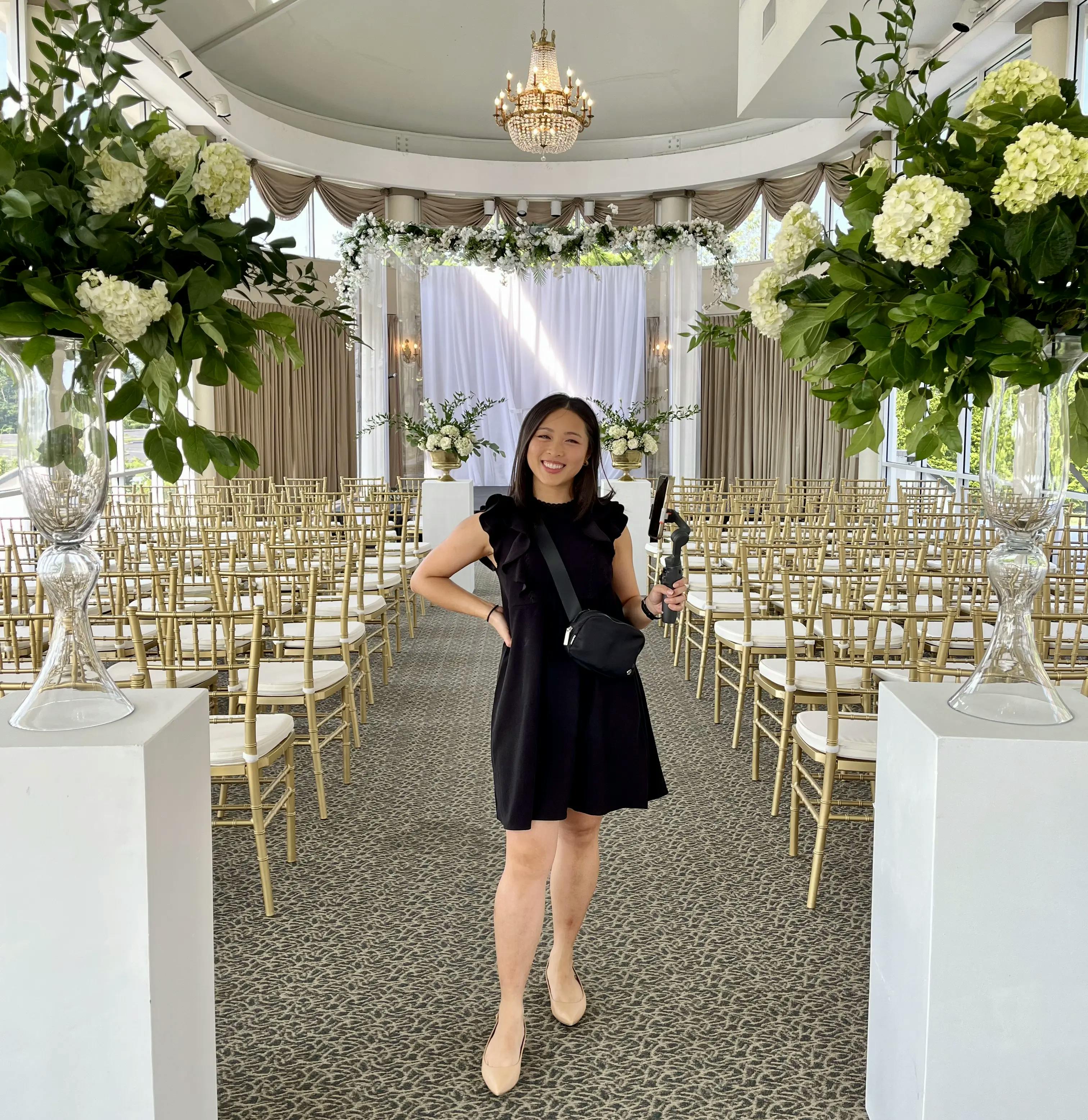 A picture of San Le, a Philadelphia-based Wedding Content Creator