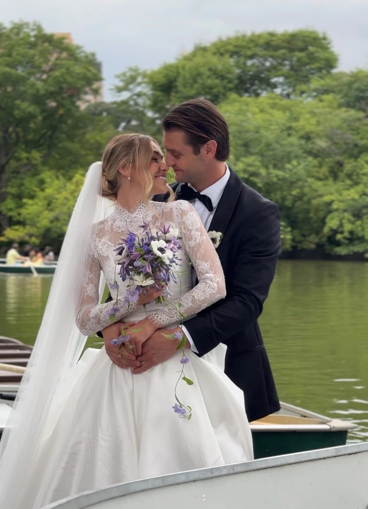 Courtney + Christian on their wedding day