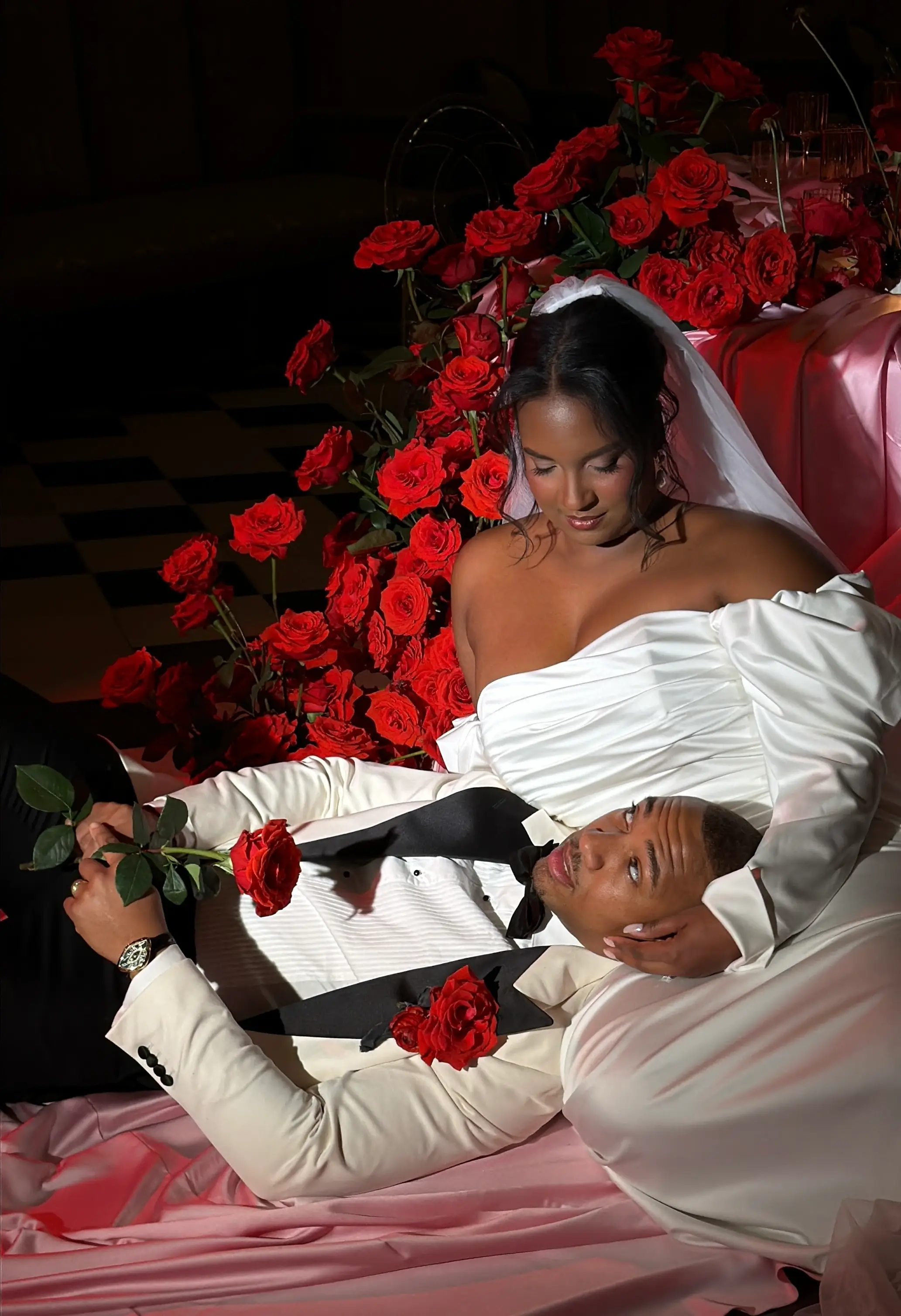 Desarae + Damon on their wedding day