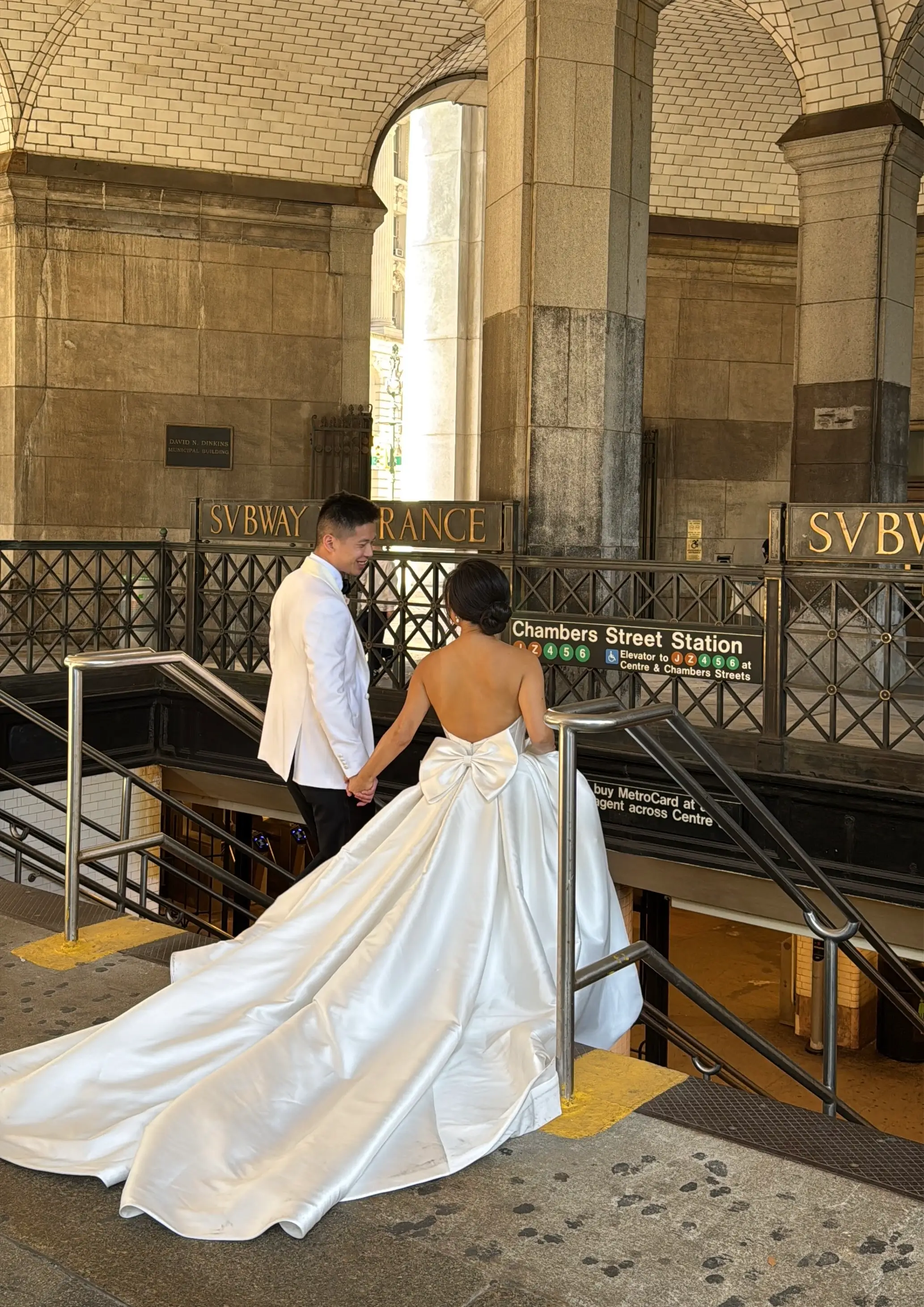 Jane + Jono on their wedding day