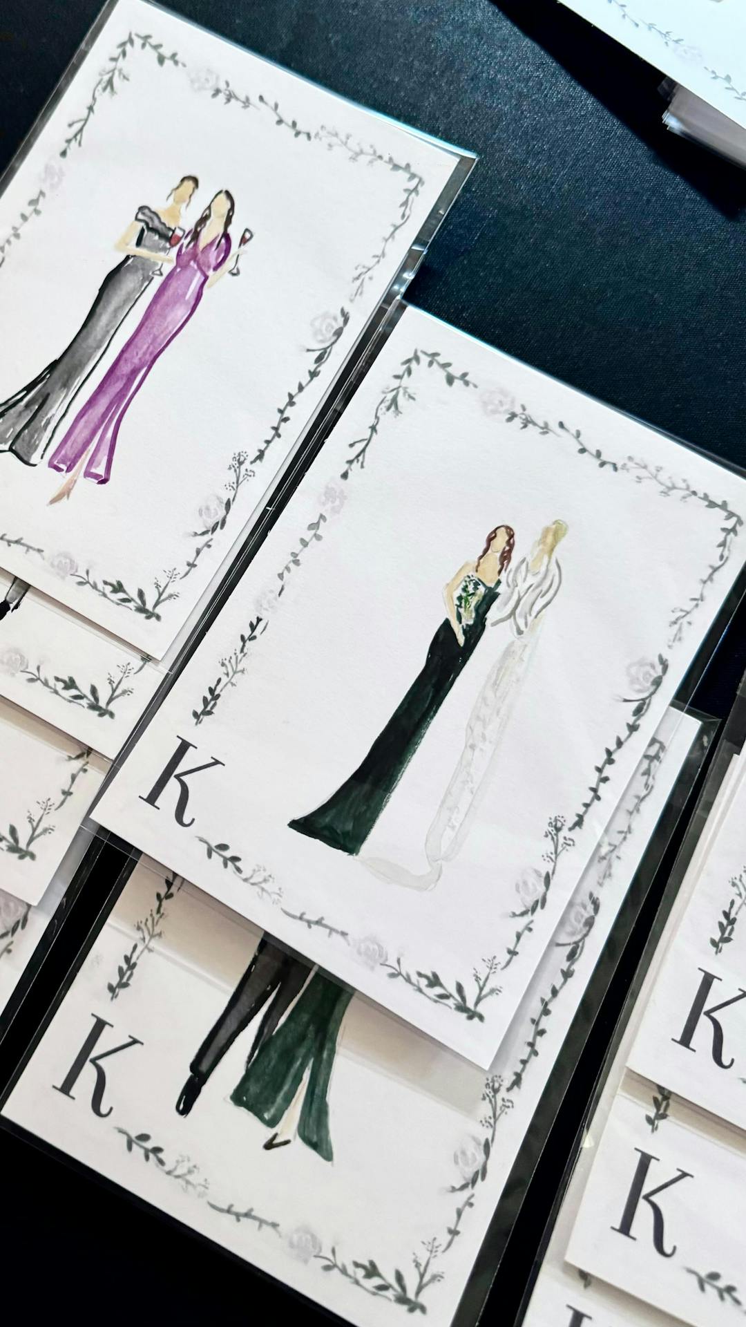 if you’re looking for a unique wedding favor, look no further than these unique guest paintings 😍 here’s how it works:

1. your picture is taken
2. a sketch is made based on the photo
3. the sketch is colored in with paint
4. your painting is ready to be picked up in about 10 minutes!

it’s so fun to see all of the different outfits on a mini painting, and guests get to take home a memorable keepsake from your special day 💖 

couple: @kmcguig @kennykop5 
venue: The Downtown Club @cescaphe
guest painter: @alliepaintslove
wedding content creator: @vividmomentswithsan 

#weddingcontentcreator #philadelphiaweddingcontentcreator #phillyweddingcontentcreator #phillywedding #philadelphiawedding #weddingfavors #uniqueweddingfavors #livepainter 
keywords: wedding content creator in Philadelphia PA live painter guest paintings portraits unique wedding favors